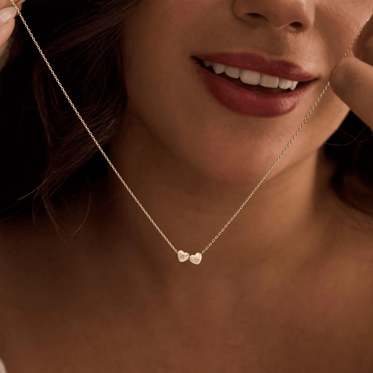 Personalizovaný náhrdelník so srdcom a iniciálou