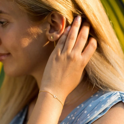 Personalizovaný náramok s otočenou iniciálou